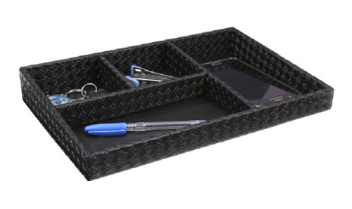 Woven Pattern Desk
Organizing Utility Tray